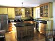 Birch kitchen and island